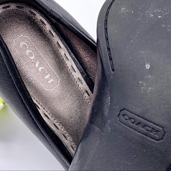 EUC Coach Darlina Dark Charcoal Gray Pumps, 7 - Picture 12 of 14